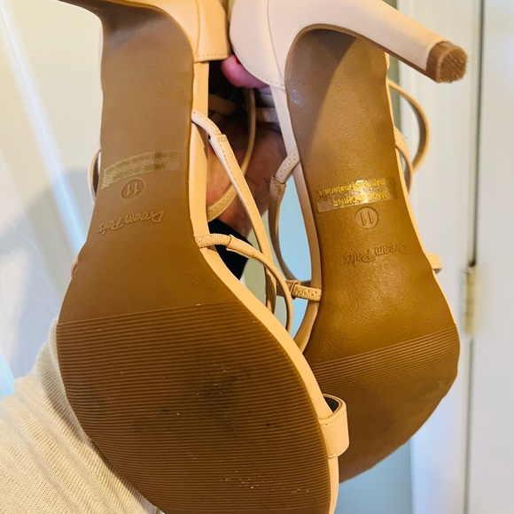 DREAM PAIR nude strappy sandals Size 11 - Picture 5 of 5